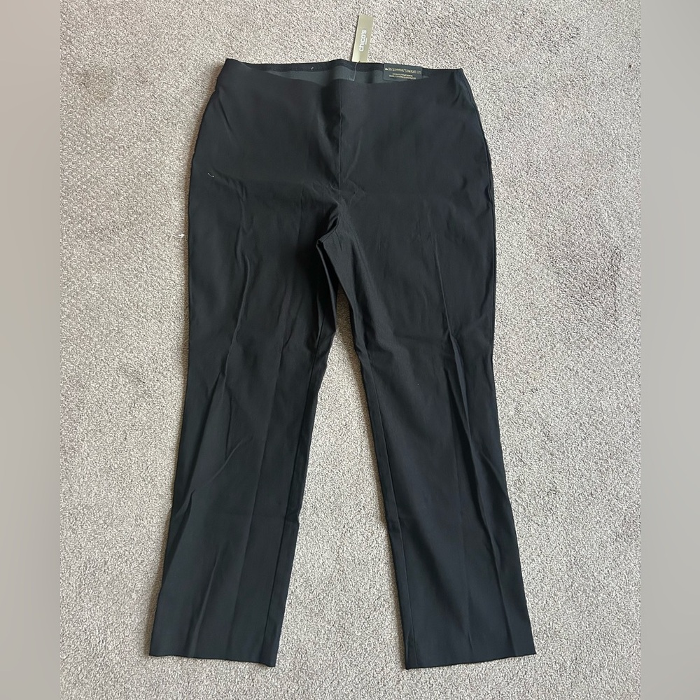 Chico's Black Slimming Straight-Leg Pants